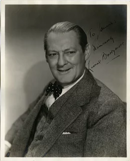 Lionel Barrymore autograph