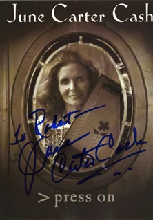 June Carter Cash autograph