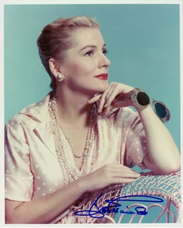 Joan Fontaine autograph