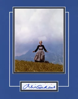 Julie Andrews autograph