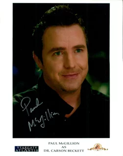 Paul McGillion autograph