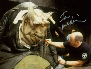 Ian McNeice autograph