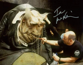 Ian McNeice autograph