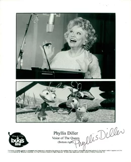 Phyllis Diller autograph