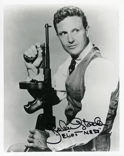 Robert Stack autograph