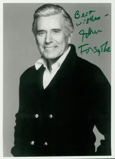 John Forsythe autograph