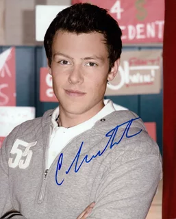 Cory Monteith autograph