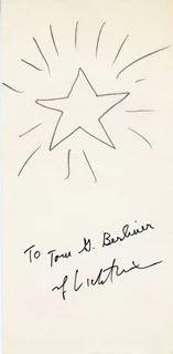 Roy Lichtenstein autograph