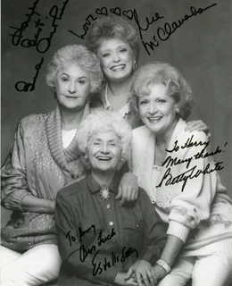 The Golden Girls autograph