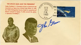 John Glenn autograph