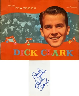 Dick Clark autograph