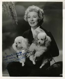 Greer Garson autograph