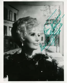 Barbara Stanwyck autograph