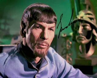 Leonard Nimoy autograph