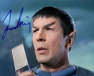Leonard Nimoy autograph