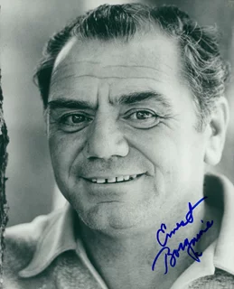 Ernest Borgnine autograph