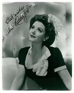 Ann Rutherford autograph