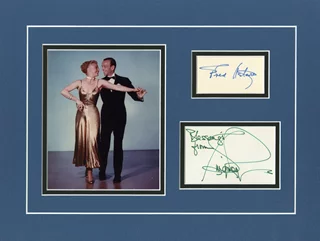 Astaire & Rogers autograph