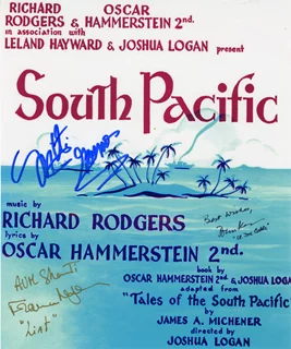 South Pacific autograph