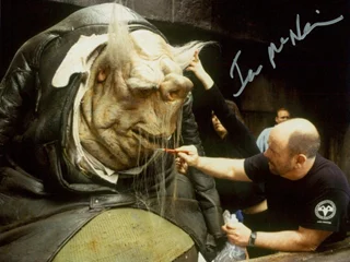 Ian McNeice autograph