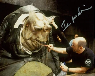 Ian McNeice autograph