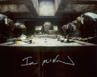 Ian McNeice autograph