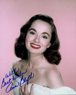 Ann Blyth autograph