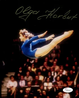 Olga Korbut autograph