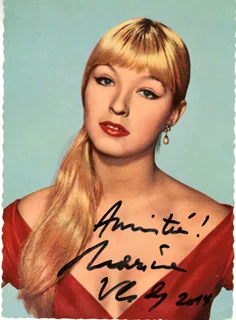 Marina Vlady autograph