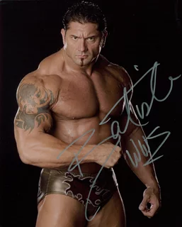 Dave Bautista autograph