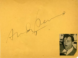 Andy Devine autograph