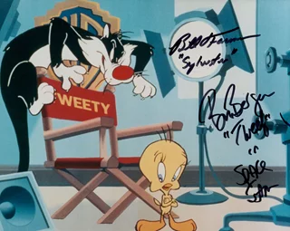 Sylvester & Tweety autograph