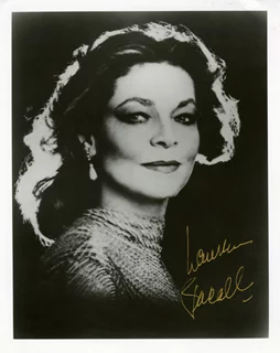 Lauren Bacall autograph