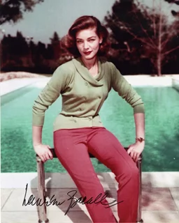 Lauren Bacall autograph