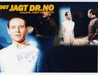 Joseph Wiseman autograph