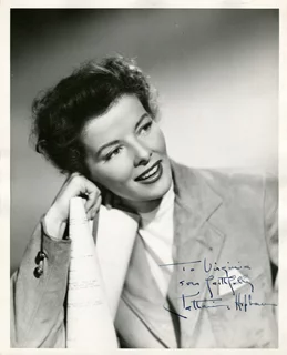 Katharine Hepburn autograph