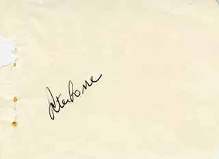 Peter Lorre autograph