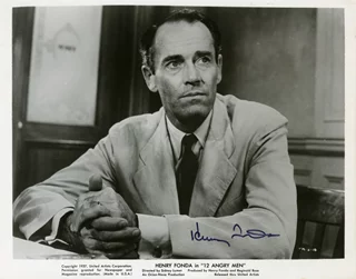 Henry Fonda autograph