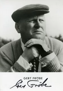 Gert Frobe autograph