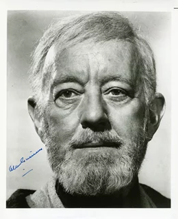 Alec Guinness autograph