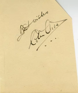 Colin Clive autograph