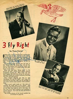 Nat King Cole autograph