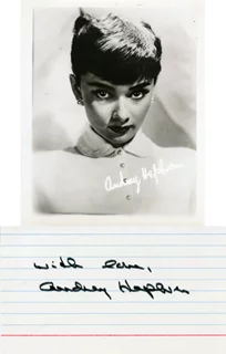 Audrey Hepburn autograph