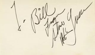 Steve McQueen autograph