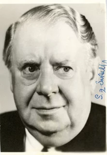 S.Z. Sakall autograph