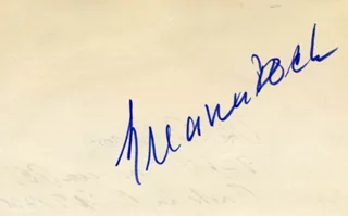 Gregory Peck autograph