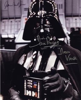 Darth Vader autograph