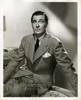 Walter Pidgeon autograph