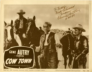 Gene Autry autograph