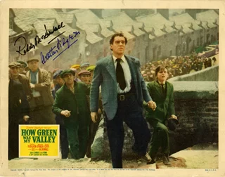 How Green Was My Valley autograph